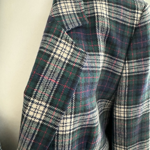 Vintage Pendleton Wool Blazer Plaid size 10 - Picture 2 of 5